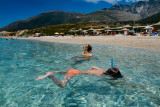 Alex and Aneta, Drymades Beach, Dhërmi