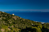 View towards Corfu Island, Dhrmi Village