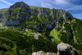350m high wall of Wielka Turnia 1847m, West Tatra