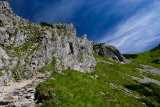 On the way down from Wyznia Kondracka Pass, West Tatra