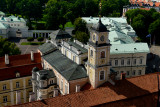 Looking down The University Ensemble from Its Bell Tower, Old Town, Vilnius