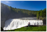 Steve and Norah spot something at Middle Falls