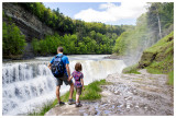 Steve and Norah at Lower Falls