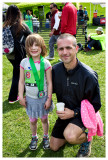 Norah with her medal