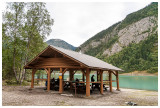 Kinney Lake campground shelter