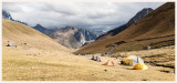 Cuartelwain campsite and the Rondoy Valley