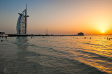 Burj Al Arab At Sunset