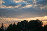 Sunset And Lines
