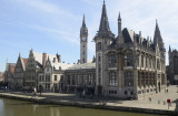 The historical city core of Gent