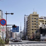 Skytree Tower from Asakusabashi @f4.5 QS1