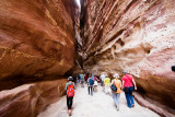 very narrow passage