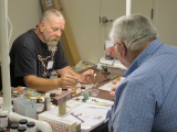 Dave Schroedle (left) Instructing Weathering