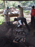 Colpa Lodge - Cooking our dinner