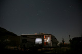 Orion Constellation over our Trailer