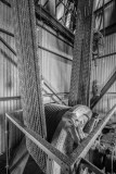 Drive pully with rope