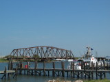 Freeport, Texas railroad swing bridge