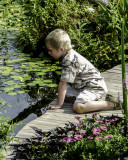 Boy at Pond 