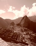 Machu Picchu in sepia 5