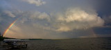 Rainbow over Lake Bemidji