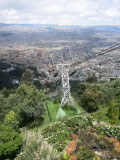 Tram overlooking Bogota