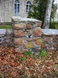 An Old Stone Fence Around the Church