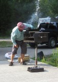 Evan Massaro Prepares to Produce a Steak Dinner
