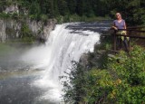 Lisa Maxwell at Upper Mesa Falls in Idaho