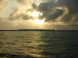 Sunset over Destin Harbor