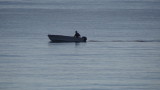 Boatman Off Levant Beach