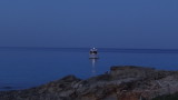 8.30 in the evening. Yacht at anchor. Taken from Rafalet