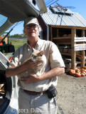 Peter with a Farm Kitty