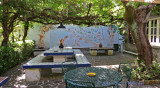 Outside Dining Area under the Wisteria