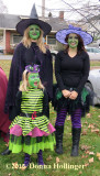 Green Faces and Witch Hats