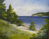 Sturgeon Bay, Wisconsin - plein air oil painting