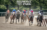 Belmont Race with Sign