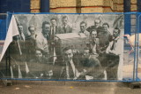 A  poster  on  hoarding  at  the  Ally  Pally.