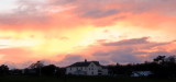 Sunset  over  the  Golf  Course  Clubhouse.