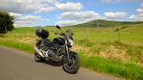 The  bike  on  Poldean  Bank.