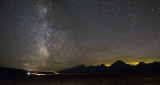 Milky Way Tetons Panorama
