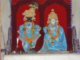 Images of Lord Krishna and his consort, Radha