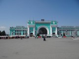 One of several very attractive train stations, Novosibirsk