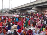 Huge, crowded market in Imphal, Manipur