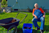 Neighbor Working in His Yard