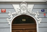 ...admiring the building facades