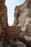 here's a reconstruction of a small dam used to hold water