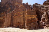 some of the tombs have massive facades