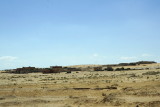 passing the new village and archeological site of Humayma