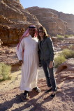 Naif and Marla in Lawrence's Canyon