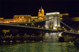 Buda Castle and Chain Bridge by night