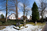 Der alte Friedhof zwischen den Stadtmauern